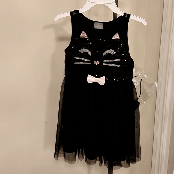 Kitty Cat Black Sequin Dress. NEW with Tags! - Picture 6 of 14